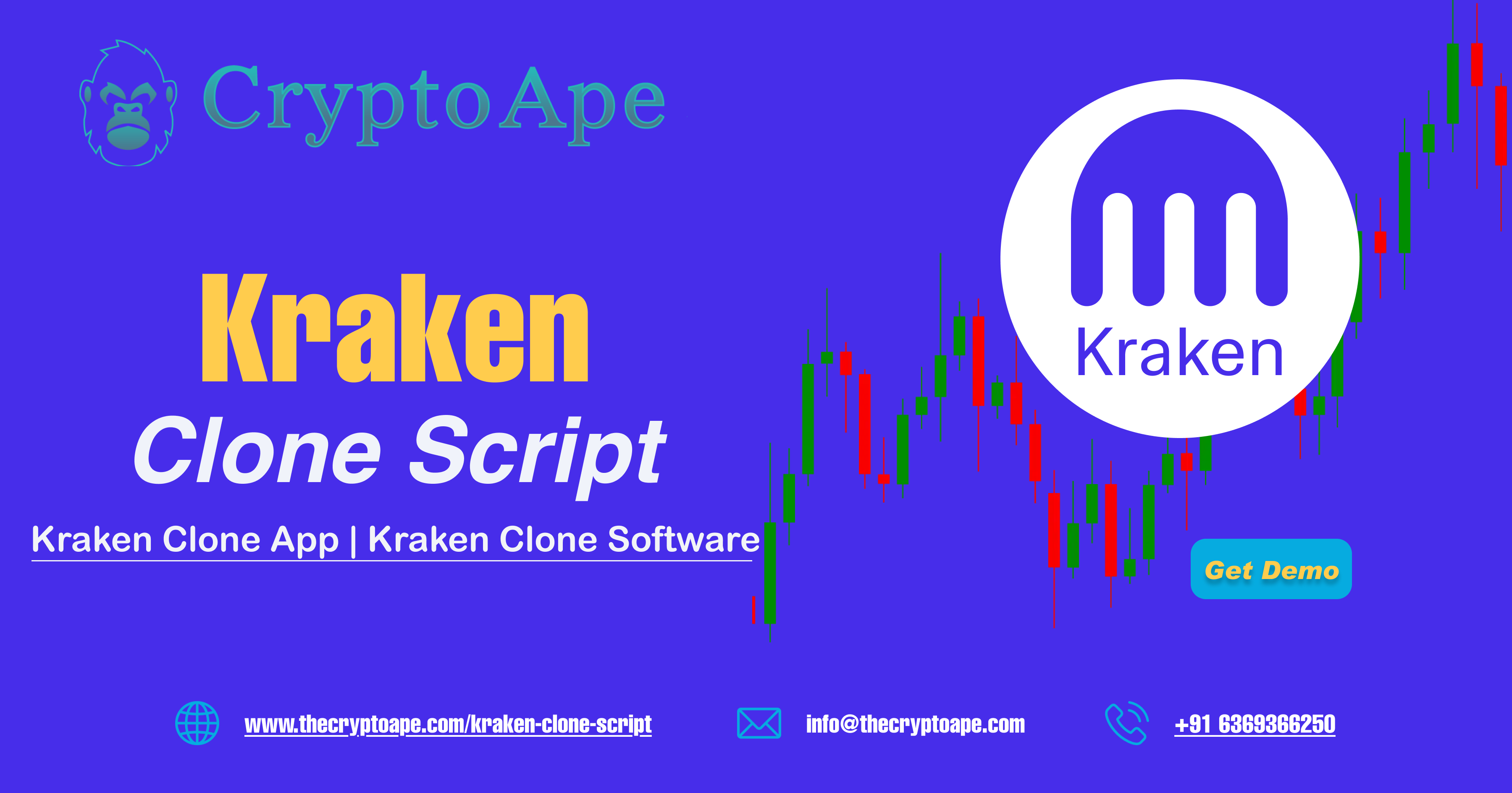 Kraken Clone Script | Build a Secure Crypto Exchange
