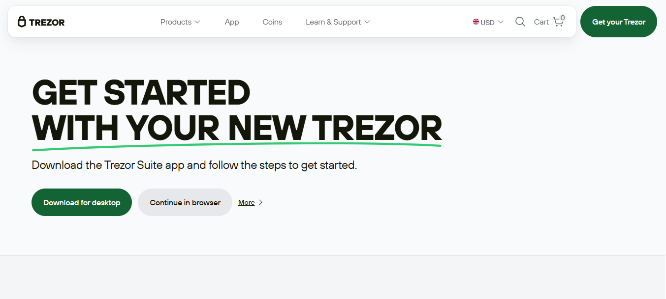 Trezor Wallet (Official) | Get Started With Trezor Wallet®