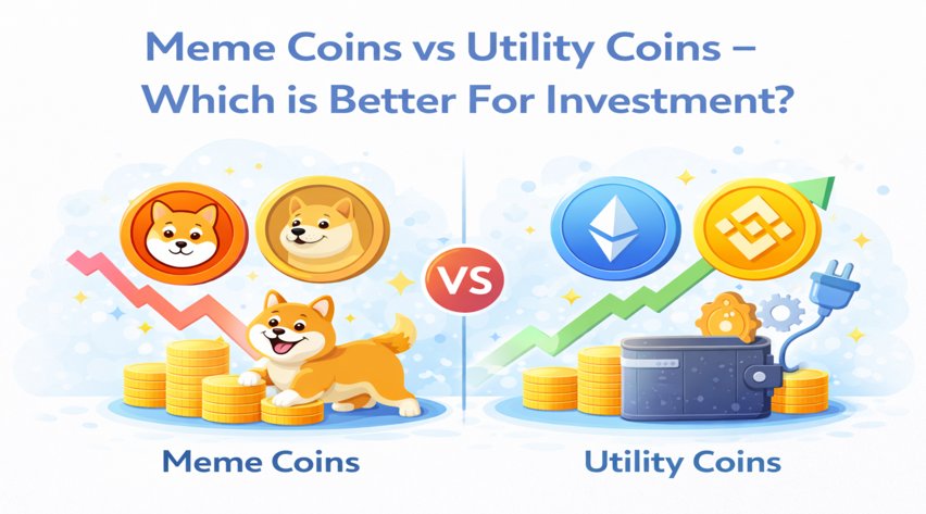 Meme Coins vs Utility Coins- Which is Better For investment?