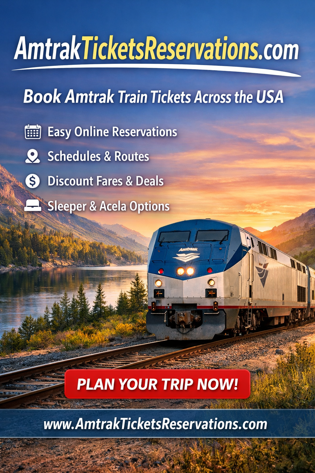 Amtrak Tickets & Reservations, Schedules & Routes